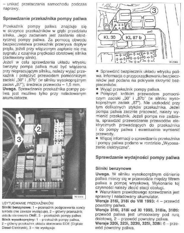 Sprawdzenie pompki