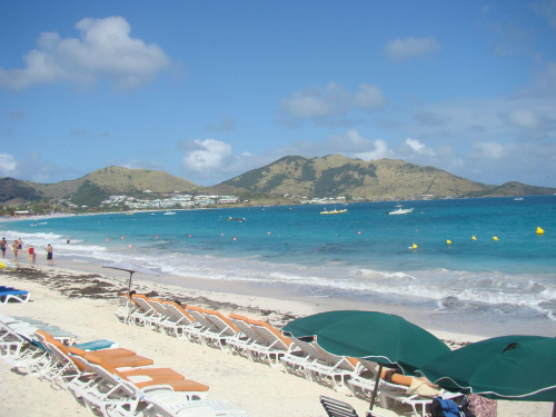 Orient Beach w francuskiej części Sint Maarten