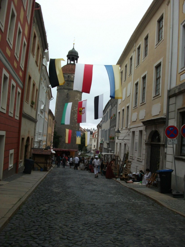 Görlitz,w zaułkach uliczek starego miasta rozbrzmiewała muzyka z dawnych czasów,można było usiąść,posłuchać albo potańczyć...