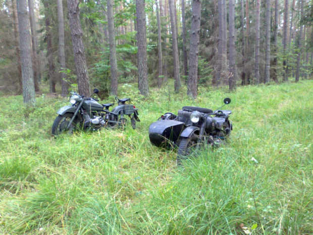 spacer po lesie #UralSovietM72Boxer