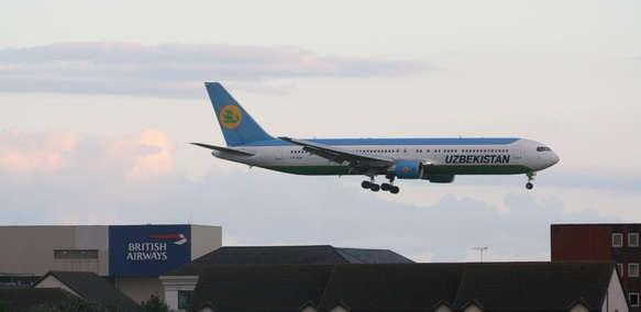 B767 Uzbekistan Airlines #samolot #lotnisko #kamera