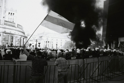 Warszawa Protest Stoczniowców 29_IV_2009 #Warszawa #Protest #Stoczniowcy #Policja