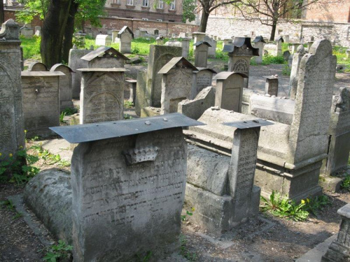 Kraków synagoga,cmentarz REMU