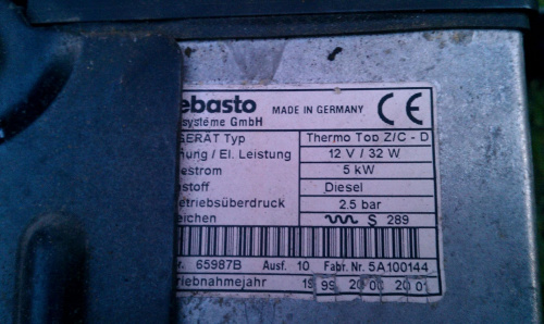 Webasto 65987B