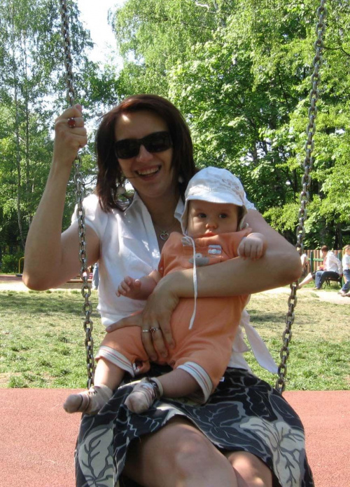 na spacerku #dziecko #niemowlę #matka