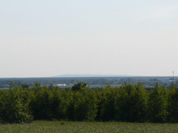 Hałda Kamieńsk widziana ze Wzgórz Opoczyńskich - 51 km