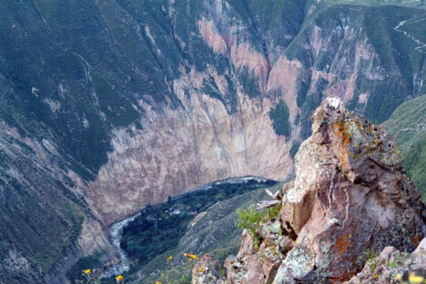 kanion Colca -najgłębszy kanion świata