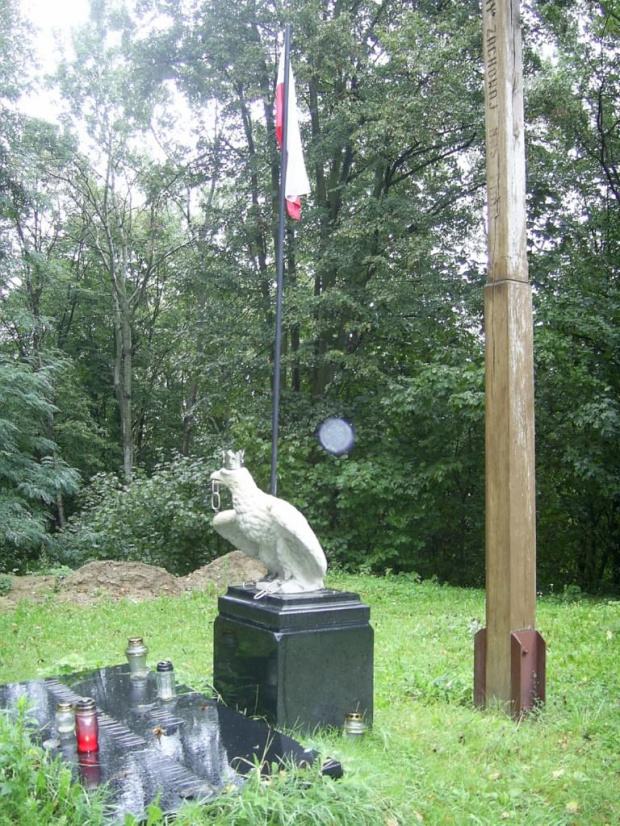 Wymowna symbolika, ,,Orzeł rozerwał okowy,,.
Flaga wciagnięta na maszt w dniu 17 09.2008 r #KazimierzDolny #Pomniki