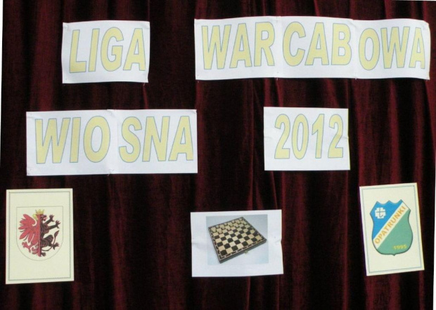 Turniej województwa kujawsko-pomorskiego szkół specjalnych Liga Warcabowa - Wiosna 2012. ZS Nr 6 Toruń, dn. 29.03.2012r.