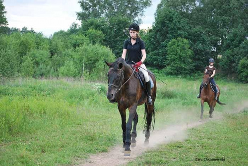 2009.06.18 Trening w Stodolach, Zosia i Ania