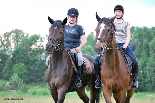 2009.06.18 Trening w Stodolach, Zosia i Ania