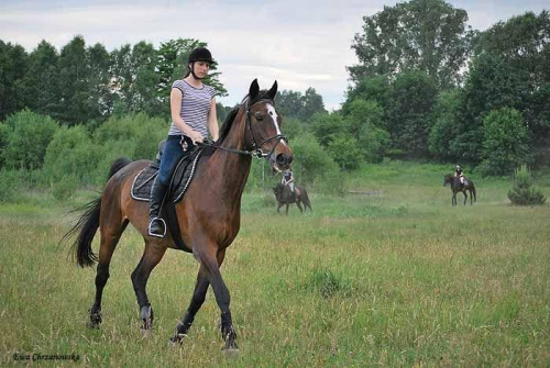 2009.06.18 Trening w Stodolach, Zosia i Ania