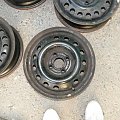 felgi stalowe Opel Astra F, 4x100 ET49, 5,5jx15, jedna oryginał GM, jedna Daewoo, dwa zamienniki - 150zł