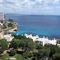 Calas de Mallorca - hotel Palia Maria Eugenia, widok na morze z balkonu #Majorka #CalasDeMallorca