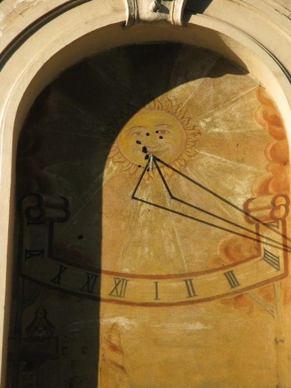 Żywiec (śląskie) Zegar słoneczny na Nowym Zamku