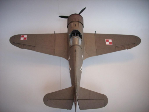 #IIWŚ #IIWW #jastrząb #kartonowy #model #myśliwiec #papermodel #polski #prototyp #pzl