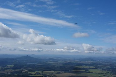Widok na okolicę ze szczytu Jesteda #Czechy #góra #Jested #Liberec