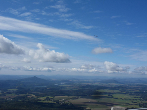 Widok na okolicę ze szczytu Jesteda #Czechy #góra #Jested #Liberec
