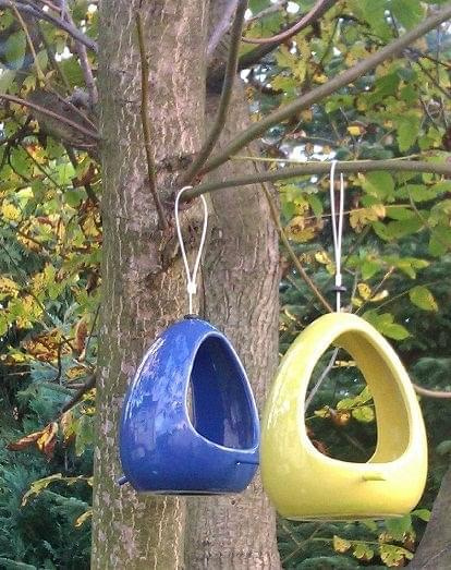 ceramiczne karmniki dla ptaków #ogród