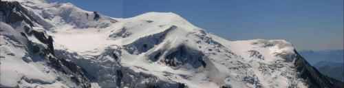 Mont Blanc z Aguille du Midi