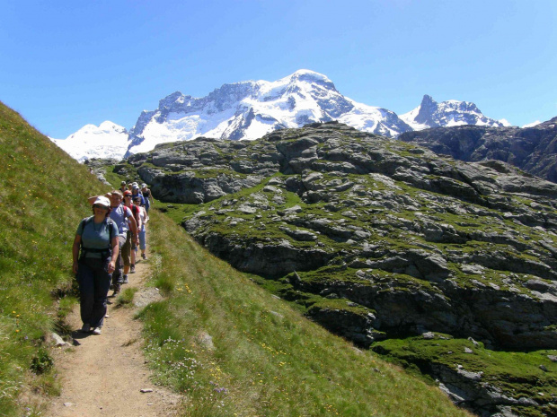 Schodzimy do Zermatt