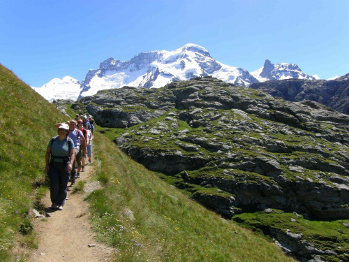 Schodzimy do Zermatt