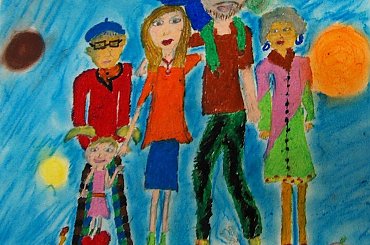 IV Konkurs Plastyczny dla uczniów szkół podstawowych #plastyczny #konkurs #prace #rysunek #dzieci #ŚwiatRodzina #mama #tata #siostra #brat