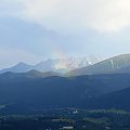 tęcza nad Tatrami #Tatry