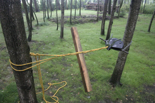 Przyrząd do naciągania gumy, siodełka oczywiście.