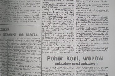 Wieczór Warszawski z 31 sierpnia 1939r #gazeta #prasa #Wrzesień1939r
