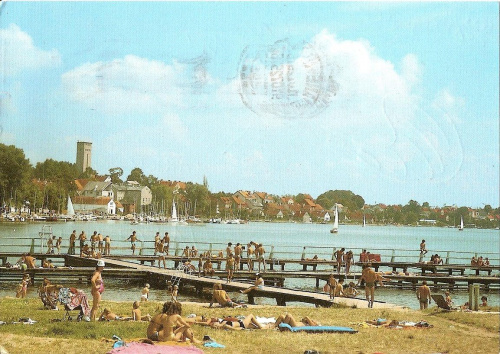 Mikołajki_Plaża miejska nad Jeziorem Mikołajskim