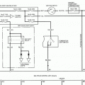 Fragment schematu instalacji alarmowej Honda Accord