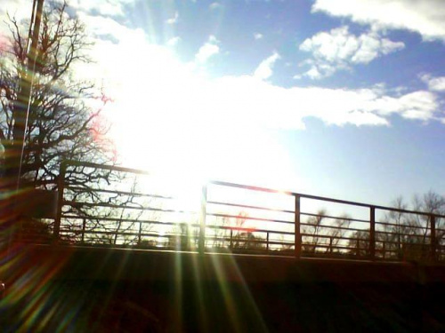 Ah... Bo ono mnie zauroczyło.. :) #słońce #most