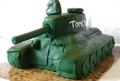 Tort Czołg dla czołgisty #TortCzołg #TankCake #zielony