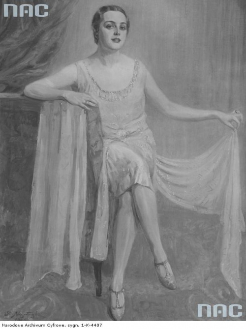 Obraz artysty malarza Stanisława Niesiołowskiego przedstawiający portret Marii Gorczyńskiej namalowany w 1926 roku.