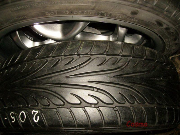 oponki na przód znalezione w Gnieźnie 205/45/17, tył w Śremie 215/40/17 Dunlop SP Sport 9000