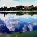 #jezioro #mazury #szczytno #chmury #brzeg