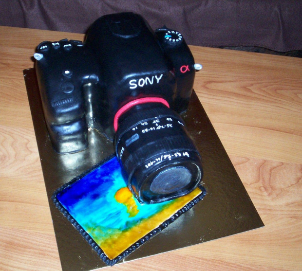 Tort Sony Alfa #tort #SonyAlfa #CameraCake #SonyCake #cake