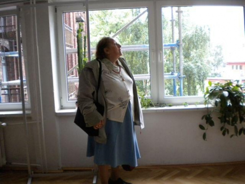 Pani mgr inż. arch. Zofia Eichstaedt-Jabłońska w Bibliotece Gdańskiej PAN (3 IX 2010).