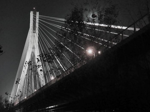 Most Świętokrzyski #Warszawa #noc
