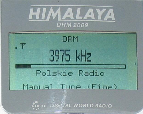 PRdZ w DRM, 3975 kHz, 20:30 UTC