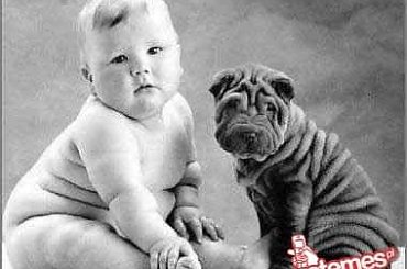 #dziecko #pies #oponki #opony