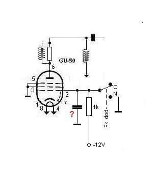 Lampa GU-50 oporności wejścia i wyjścia