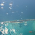 Isla Mujeres- czyli Wyspa Kobiet widziana z samolotu