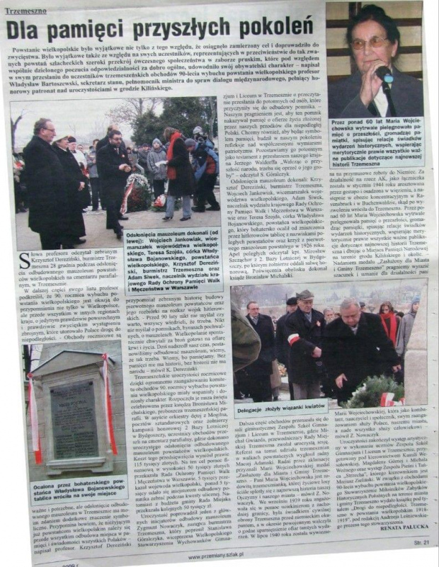 Obchody 90 rocznicy Powstania Wielkopolskiego #PolegliZaPolskę