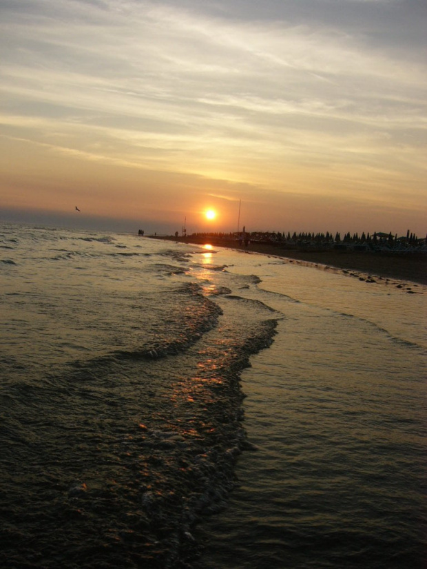 Zachód słońca na Adriatykiem
