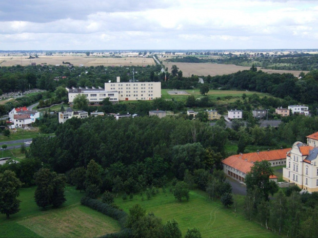 Gniezno widoki miasta z wieży katedry