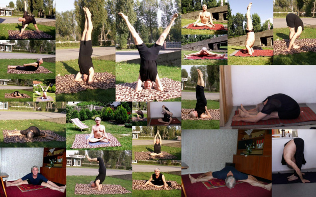 collage z mojej jogi #collage #yoga
