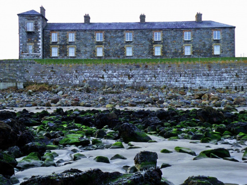pałacyk przy plaży w killali co Mayo Irlandia