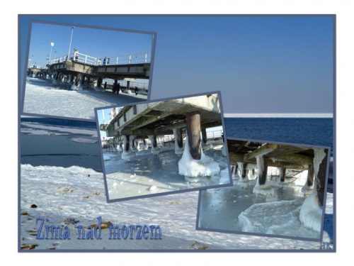 Nad morzem w Brzeznie, Zatoka Gdańska skuta lodem, można praktycznie do Szwecji.... #Gdańsk #NadMorzem #plaża #zima #mróz